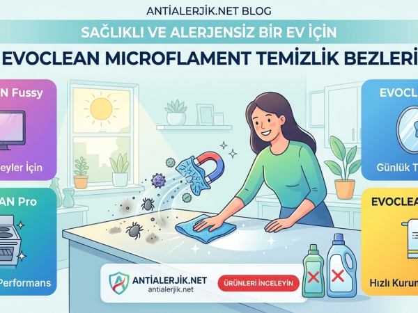 Sağlıklı ve Alerjensiz Bir Ev İçin: Evoclean Microflament Temizlik Bezleri