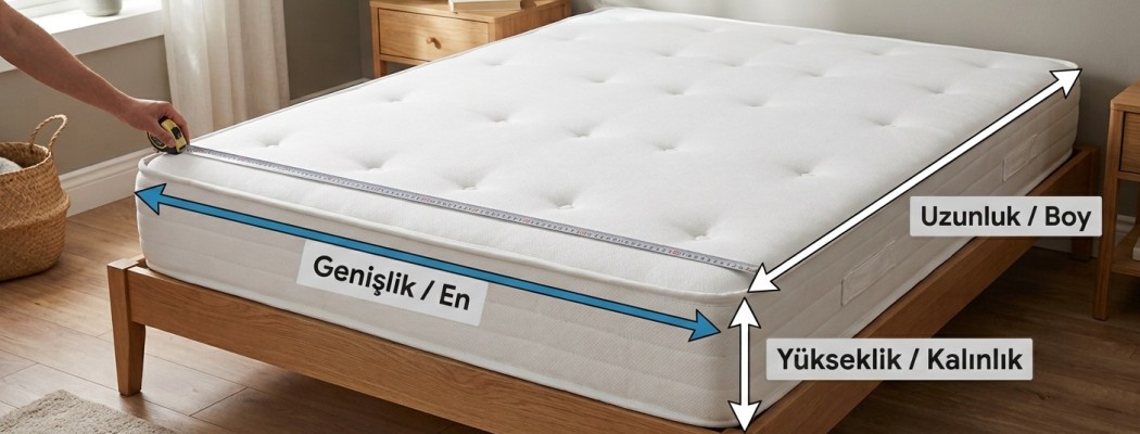 Yatak Ölçüsü Nasıl Alınır? (Adım Adım Doğru Ölçüm Rehberi)