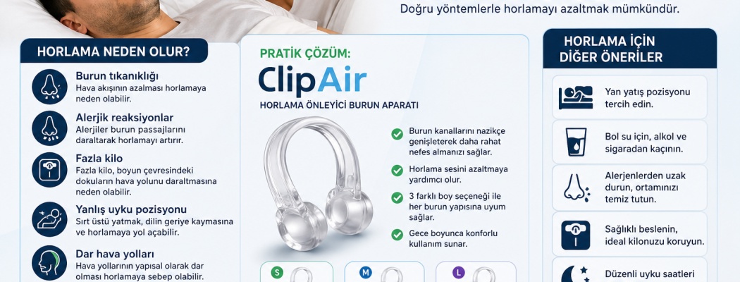 Horlama Neden Olur? En Etkili Çözümler Nelerdir?