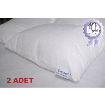 Evomed Antialerjik B&uuml;y&uuml;k Yastık Kılıfı 2 Adet 50x70 cm Toz Akarı Ge&ccedil;irmez Anti Mite