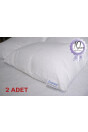 Evomed Antialerjik B&uuml;y&uuml;k Yastık Kılıfı 2 Adet 50x70 cm Toz Akarı Ge&ccedil;irmez Anti Mite