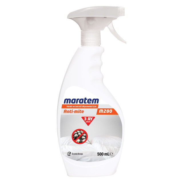 Maratem M280 Anti-Mite Toz Akarı Spreyi 500 ml - 3 Ay Etkili Akar Karşıtı